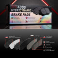 DFC 04-06 Ford E-150 Club Wagon Rear 4000 HybriDynamic Brake Pads and Hardware Kit
