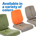 FLIP SEAT (ORANGE & BROWN)