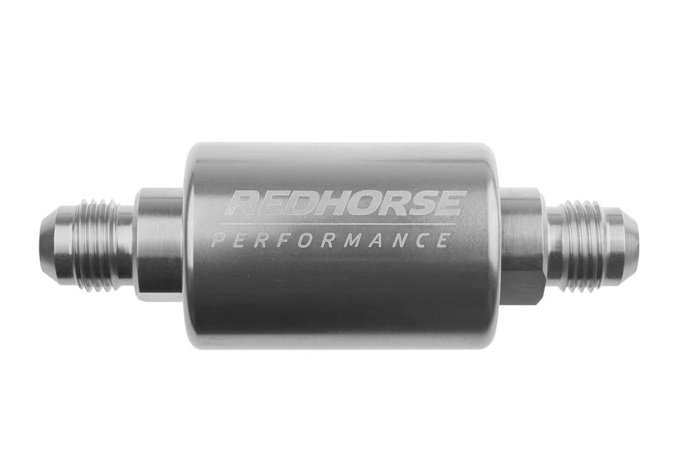 08 INLET 08 OUTLET AN HIGH FLOW FUEL FILTER CLEAR