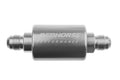 08 INLET 08 OUTLET AN HIGH FLOW FUEL FILTER CLEAR