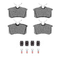 DFC 97-06 Audi A8 Rear 5000 Advanced Low Metallic Brake Pads and Hardware Kit