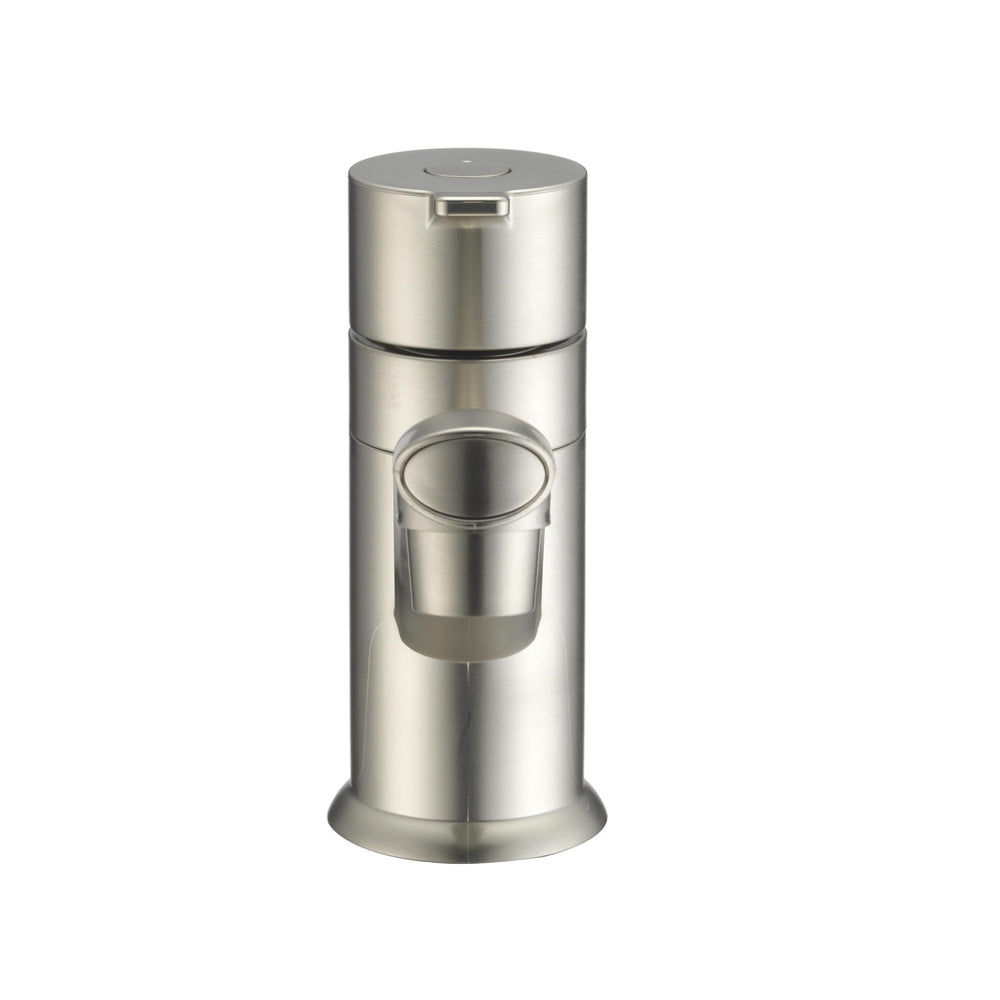 MODERN SINGLE LEVER CENTERSET RV LAVATORY FAUCET BRUSHED SATIN NICKEL