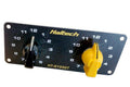 Haltech Dual Switch Panel w/Yellow Knob