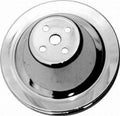 Chrome Steel Water Pump Pulley SBC Short 7.1 Dia