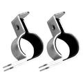 Westin HDX Grille Guard Light Clamps Universal (Pak of 2) - Stainless Steel