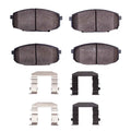 R1 10-13 Kia 5 Front Ceramic Brake Pads and Hardware Kit