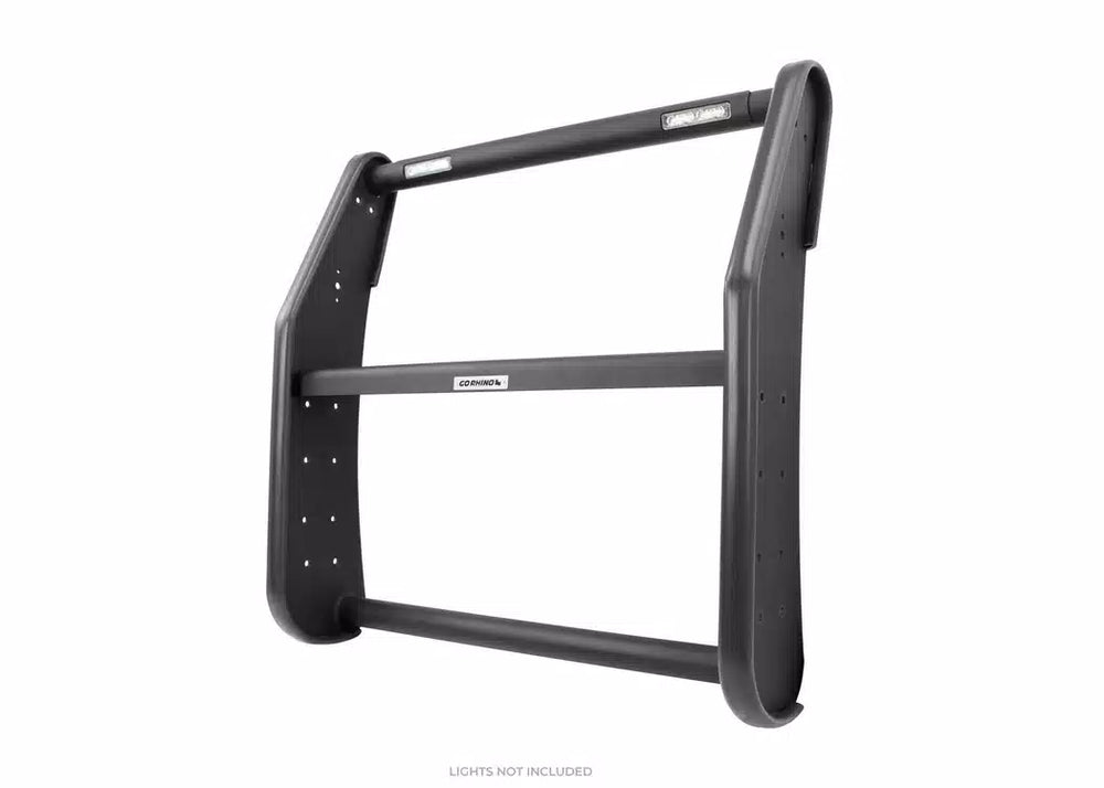 2LIGHT MASK PLATE(SOUNDOFF SIGNAL NFORCE)W/INTERSECTION BRACKETS STEEL TEXTURED BLACK