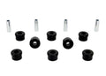 Beam axle - front bushing 8 Bushings 4 Tubes Grease
