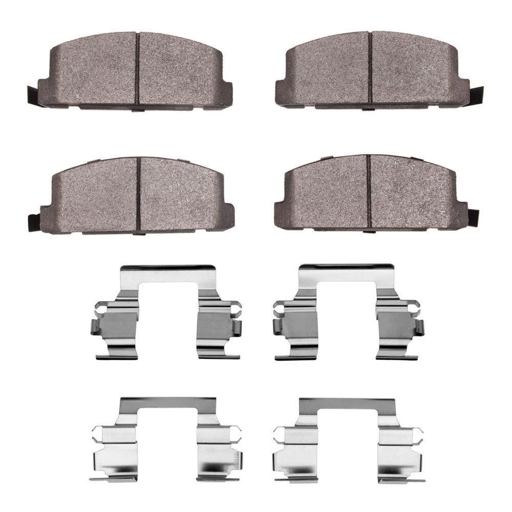 R1 86-86 Isuzu Trooper Front Semi Met Pads & Hardware Kit