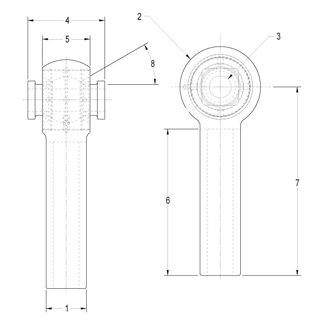 UNIVERSAL FITMENT PRO KRAWLER X JOINT [3/4 SHANK] [10MM X 1.875IN WIDE]