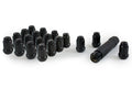 12MM X 1.50 5 LUG KIT SMALL DIAMETER BLACK CHROME (LUGS & KEY)