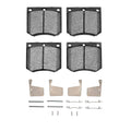 R1 70-77 Mercury CAPRI Front Semi Met Pads & Hardware Kit