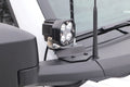 2021+ Bronco Black Ops Single A Pillar Base Light Mount (Bare Steel)
