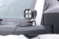 2021+ Bronco Black Ops Single A Pillar Base Light Mount (Bare Steel)