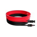 25FT EXTENSION CABLE 10AWG RED/BLACK WITH MC4 CONNECTORS