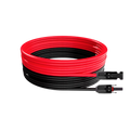 25FT EXTENSION CABLE 10AWG RED/BLACK WITH MC4 CONNECTORS