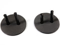 Rugged Ridge 07-18 Jeep Wrangler JK Black Mirror Filler Plates