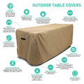 UNIVERSAL OUTDOOR PATIO SQUARE TABL