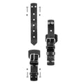 OMP - Large Leather Bonnet Straps (Black)