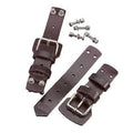 OMP - Large Leather Bonnet Straps (Black)