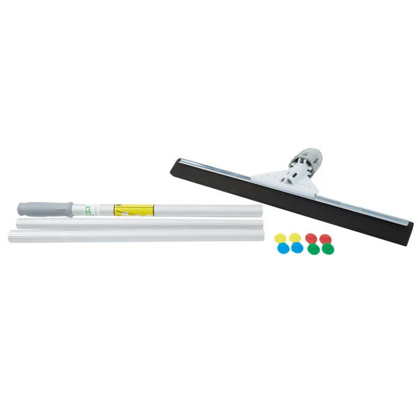 UNGER SMARTFIT WATERWAND HEAVY DUTY W/ SOCKET AND TWIN FOAM RUBBER BLADES 30IN STRAIGHT