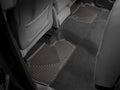 WeatherTech 2014+ Chevrolet Silverado Rear Rubber Mats - Cocoa