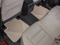 Weather Tech 21+ Nissan Rogue Rear Rubber Mats (Tan)