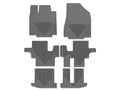 WeatherTech 13+ Nissan Pathfinder Rear Rubber Mats - Grey
