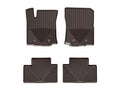WeatherTech 2007-2013 Ford Edge Rear Rubber Mats - Cocoa