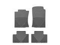 WeatherTech 05-13 Toyota Tacoma Crew Cab Rear Rubber Mats - Grey