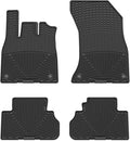 WeatherTech Black Rear All-Weather Floor Mats Fits -21-25 Audi W686