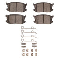 DFC 85-89 Chevrolet SPECTRUM Front 5000 Advanced Semi Metallic Brake Pads and Hardware Kit