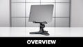 CANNOT BE ADVERTISED OR PROMOTED ONLINE TABLETHOLDER W/ SILVER BILLET KNOB GREY/
