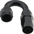 Fragola -4AN x 180 Degree Pro-Flow Hose End - Black