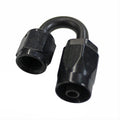 Fragola -4AN x 180 Degree Pro-Flow Hose End - Black