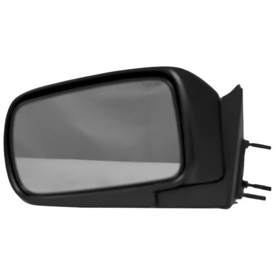 LH MIRROR OUTSIDE REAR VIEW; MANUAL FOLDAWAY; BLACK; TOWN & COUNTRY 9195