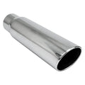 4.00INX18.00IN ROLLED SLANT DIESEL EXHAUST TIP 4.00IN ID / 5.00IN OD