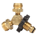 MR. HEATER PROPANE Y MALE ADAPTER WITH HANDWHEEL