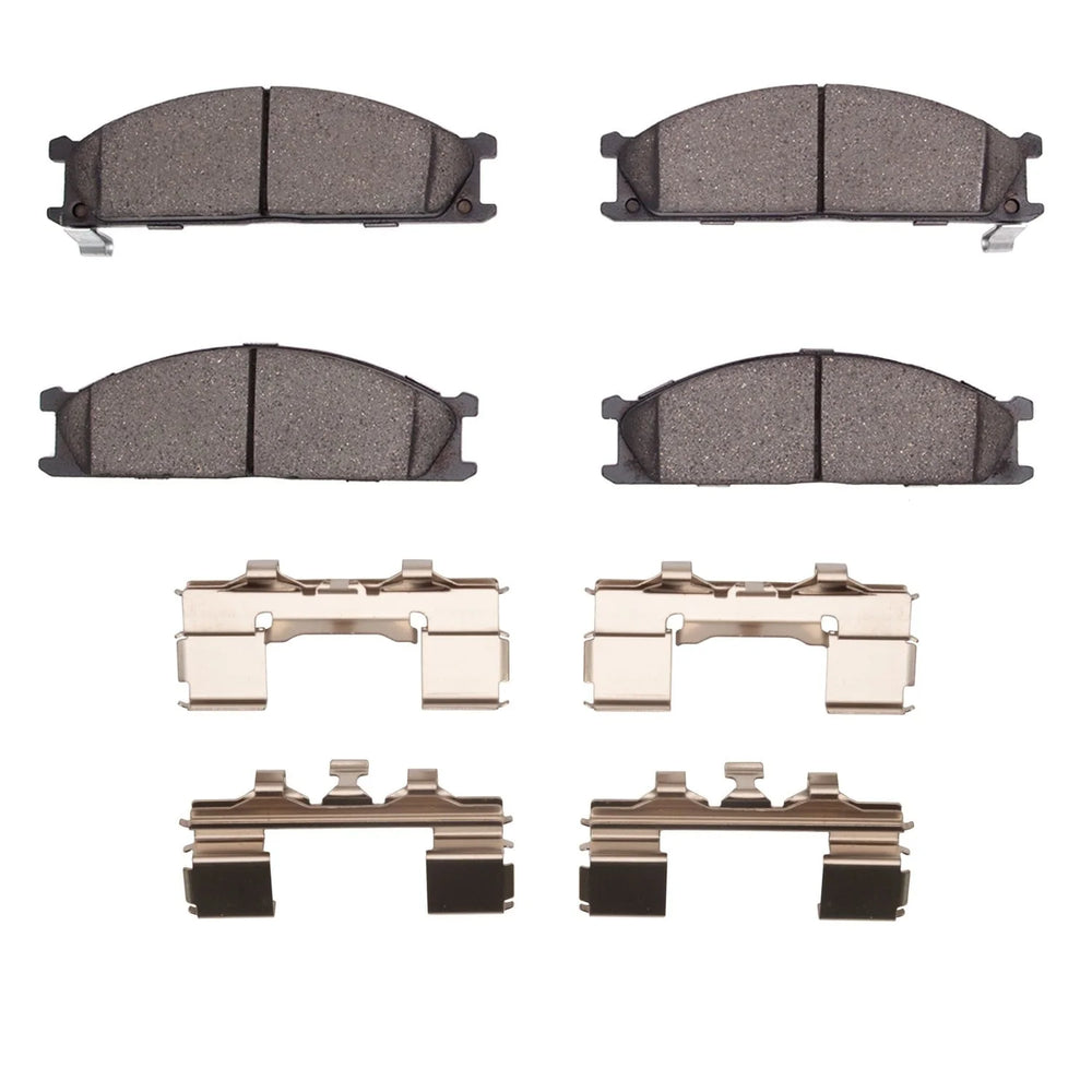 R1 1985-2015 Nissan D21 Pickup 4WD (4 Cyl Excl HD) Front R1 Optimum OE Pads & Hardware Kit