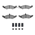 DFC 83-94 Ford EXP Front 5000 Advanced Semi Metallic Brake Pads and Hardware Kit