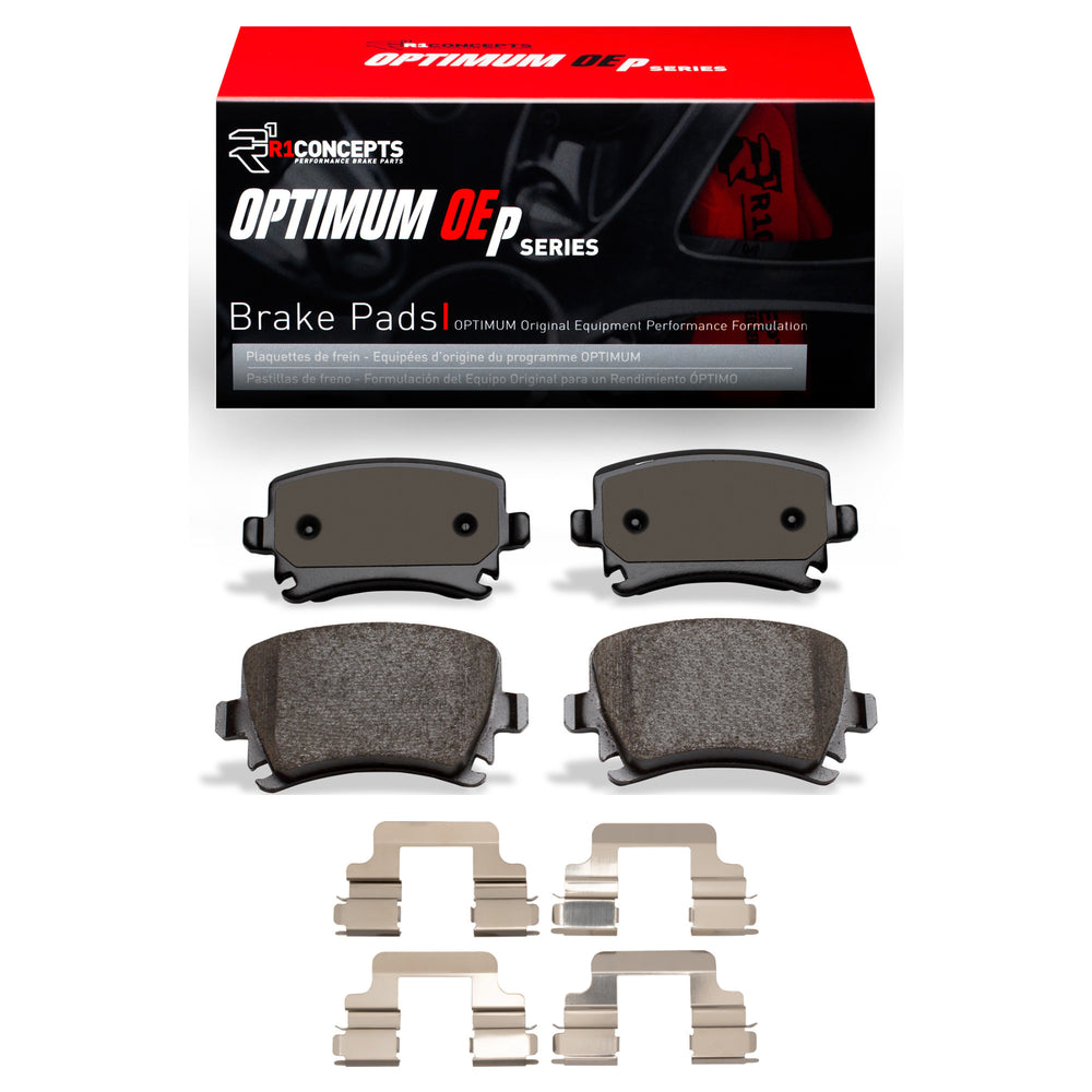 R1 06-21 Audi S3 (Mexico) Rear Optimum OE Brake Pads & Hardware Kit