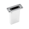 ALUMINUM BACKREST RECEPTACLE (WHITE