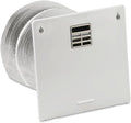10 GAL WATER HEATER DOOR (DOUBLE LATCH) WHITE