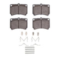 DFC 86-94 Mazda 323 Front 5000 Advanced Semi Metallic Brake Pads and Hardware Kit