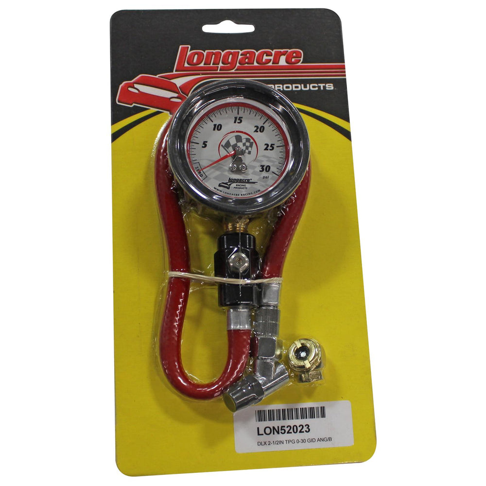 DELUXE 2 1/2 TIRE GAUGE 030 PSI BY 1/4 LB.