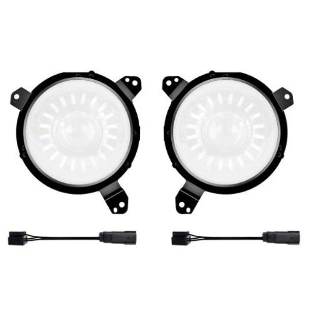 XK Glow Universal Fog Light Mounting Brackets for Jeep Wrangler JL and Gladiator JT Models 4In