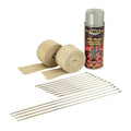 PIPE WRAP KIT WRAP W/BLACK HT SILICONE COATING