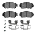 R1 04-10 Toyota Camry Hybrid Front Semi Met Brake Pads and Hardware Kit