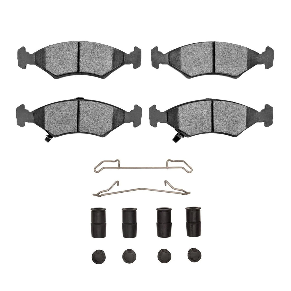 R1 94-00 Kia Sephia Front Ceramic Pads & Hardware Kit