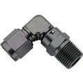 Fragola -6AN Female Swivel To 3/8 NPT - 90 Degree - Black